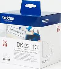 Ribbon BROTHER DK22113 prozirna film papirna traka 62mm u dužini 15.24m
