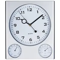 Sat zidni s vlagomjerom i termometrom 41213 Sat zidni s vlagomjerom i termometrom 41213