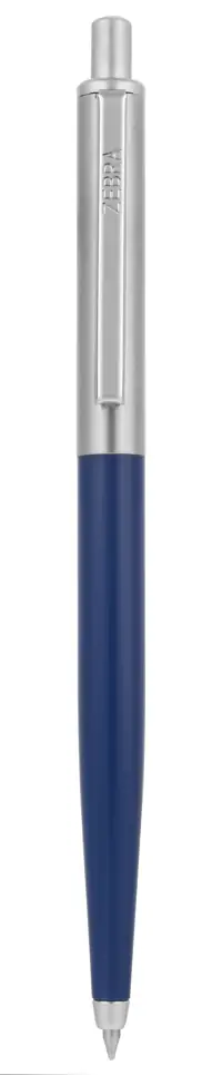 Olovka kemijska Zebra 901 0,7 plavi ispis, srebrno plavo tijelo Olovka kemijska Zebra 901 0,7 plavi ispis, srebrno plavo tijelo