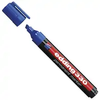 Marker permanentni 1-5mm Edding 330 klinasti vrh plavi Marker permanentni 1-5mm Edding 330 klinasti vrh plavi