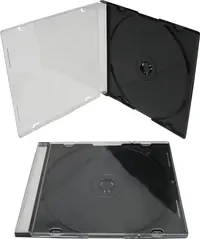 Box za 1 CD slim case plastični 1/1 Box za 1 CD slim case plastični 1/1