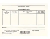 TI.II-6 Dostavnica A6 1/1 NN TI.II-6 Dostavnica A6 1/1 NN