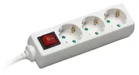 Kabel naponski produžni COMMEL šuko-M=> 3x šuko-Ž 1.4m sa sklopkom 1.0mm2 16A 250V 3500W 0814 Kabel naponski produžni COMMEL šuko-M=> 3x šuko-Ž 1.4m sa sklopkom 1.0mm2 16A 250V 3500W 0814
