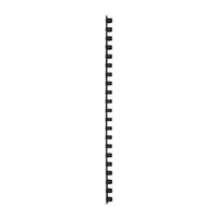 Spirala plastična za uvez do 55 listova 10mm 100/1 okrugla crna Spirala plastična za uvez do 55 listova 10mm 100/1 okrugla crna