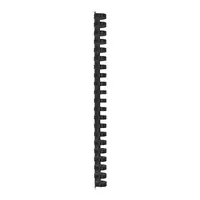 Spirala plastična za uvez do 150 listova 19mm 100/1 okrugla crna