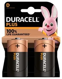Baterija DURACELL Plus D + 100% extra life 2/1 Baterija DURACELL Plus D + 100% extra life 2/1