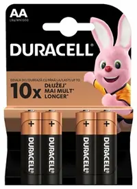 Baterija DURACELL Basic AA 4/1 Baterija DURACELL Basic AA 4/1