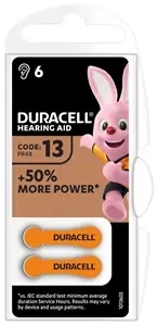 Baterija DURACELL Hearing DA13 6/1 Baterija DURACELL Hearing DA13 6/1