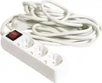 Kabel naponski produžni COMMEL šuko-M=> 3x šuko-Ž 5m sa sklopkom 1.5mm2 16A 250V 3500W 0816 Kabel naponski produžni COMMEL šuko-M=> 3x šuko-Ž 5m sa sklopkom 1.5mm2 16A 250V 3500W 0816
