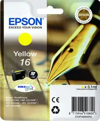 Tinta EPSON T1624 yellow