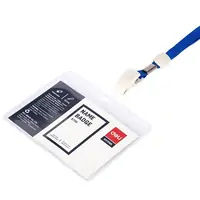 Etui za ID kartice 105x70mm s pvc kvačicom i vezicom Deli 5756 10/1 vodoravno Etui za ID kartice 105x70mm s pvc kvačicom i vezicom Deli 5756 10/1 vodoravno