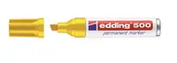 Marker permanentni 2-7mm Edding 500 klinasti vrh žuti Marker permanentni 2-7mm Edding 500 klinasti vrh žuti