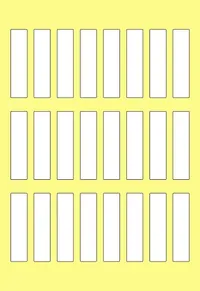 Etiketa slep 50x12mm 1/1 Etiketa slep 50x12mm 1/1