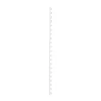Spirala plastična za uvez do 40 listova 8mm 100/1 okrugla bijela Spirala plastična za uvez do 40 listova 8mm 100/1 okrugla bijela