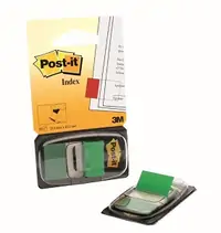 Zastavica 25,4x43,2mm 50 listova film poluprozirni Post-it 3M 680-3 zelena Zastavica 25,4x43,2mm 50 listova film poluprozirni Post-it 3M 680-3 zelena