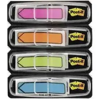 Zastavica 43,1x11,9mm 4x24 lis. film poluprozirni Post-it 3M Strelica 4 sv. boja Zastavica 43,1x11,9mm 4x24 lis. film poluprozirni Post-it 3M Strelica 4 sv. boja