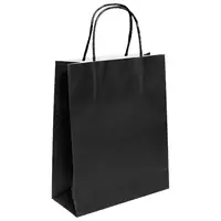 Vrećica papirnata MIDI 260x350x120mm crna Vrećica papirnata MIDI 260x350x120mm crna