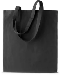 Vrećica pamučna 380x420x2mm duga ručka 130gr crna Vrećica pamučna 380x420x2mm duga ručka 130gr crna